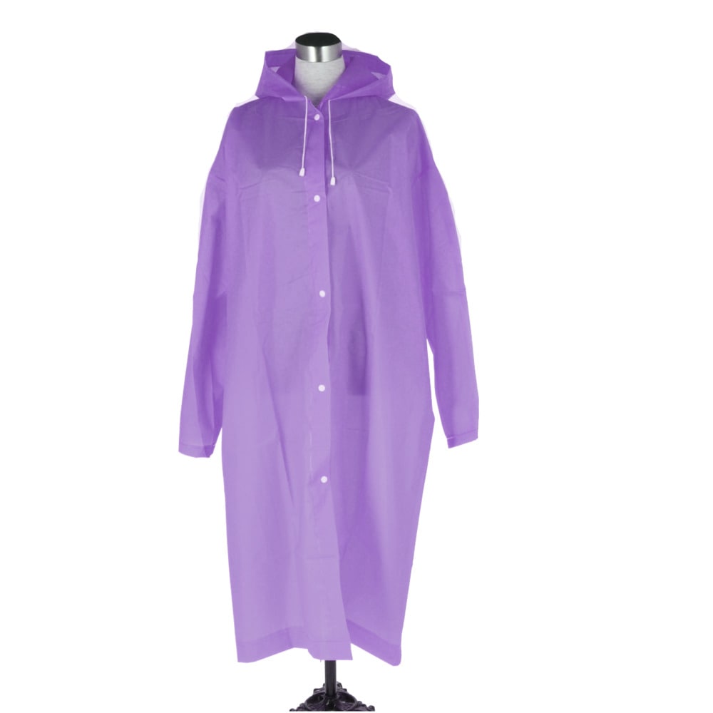 レインコート レディース ロング 通販 自転車 メンズ 軽量 軽い シンプル 無地 カラフル 男女兼用 合羽 カッパ 通学 通勤 大きめ 梅雨 秋 アウトドア フェス 袖広 レインウエア レインウェア パープル Backyard Family Jre Pointが 貯まる 使える Jre Mall