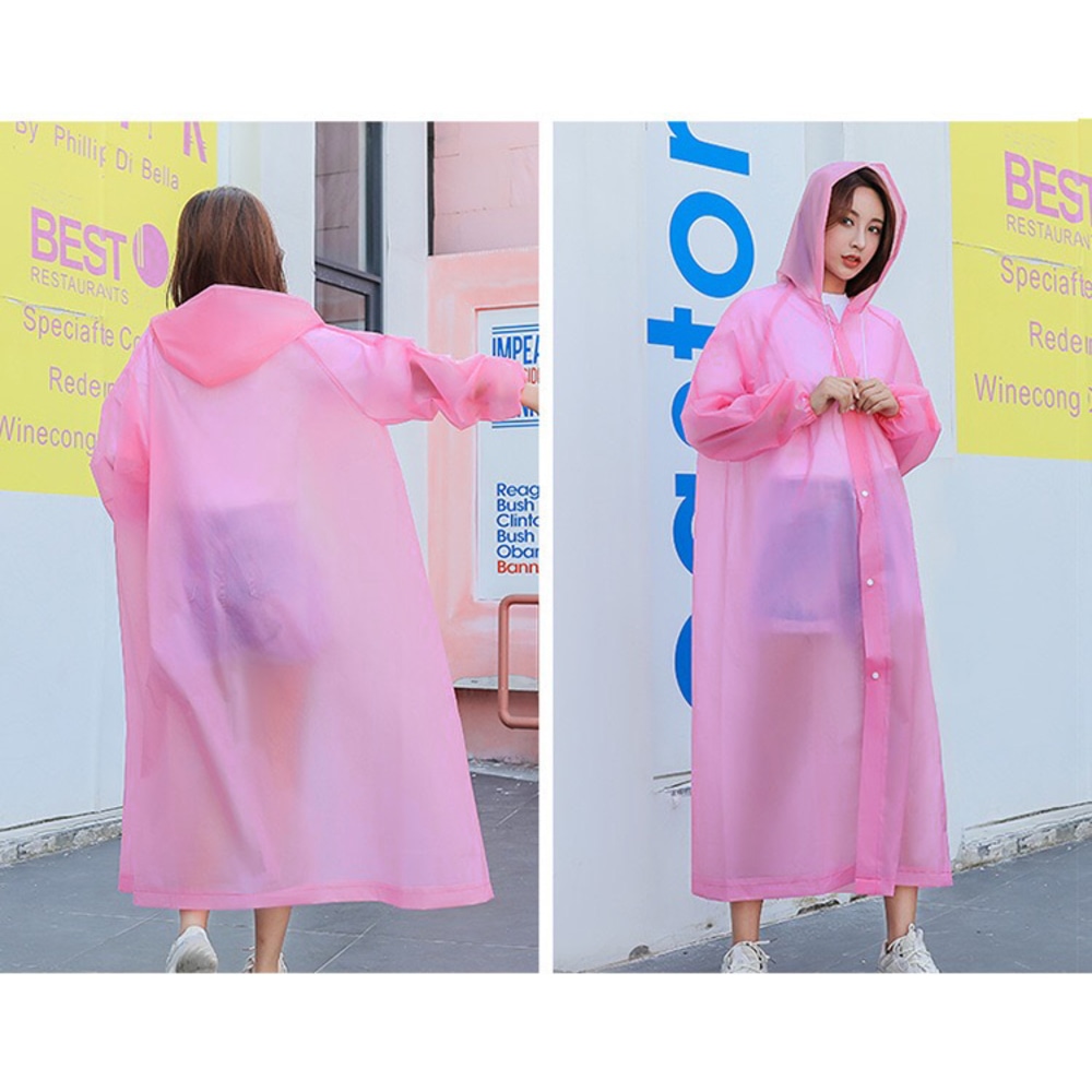 レインコート ロング メンズ 通販 自転車 レディース 軽量 軽い シンプル 無地 カラフル 男女兼用 合羽 カッパ 通勤 通学 大きめ 梅雨 秋 アウトドア フェス 袖ゴム レインウエア レインウェア ピンク Backyard Family Jre Pointが 貯まる 使える Jre Mall