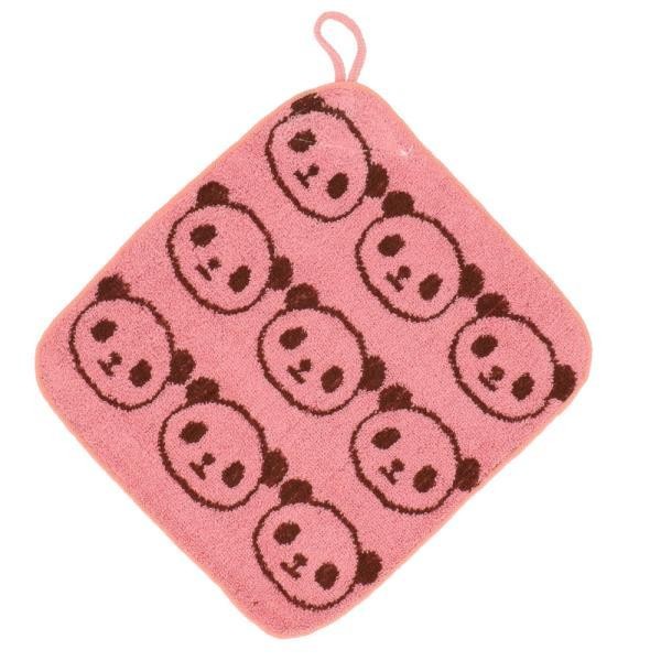 ループ付きタオル おしゃれ 通販 ループタオル 保育園 男の子 女の子 1枚 ループ付きハンドタオル 手拭きタオル ループ おしゃれ かわいい タオルハンカチ 子供 キッズ ハンカチタオル 子供 パンダ ギフト プレゼント 入園 ループ付きタオル 2d ピンクパンダフェイス