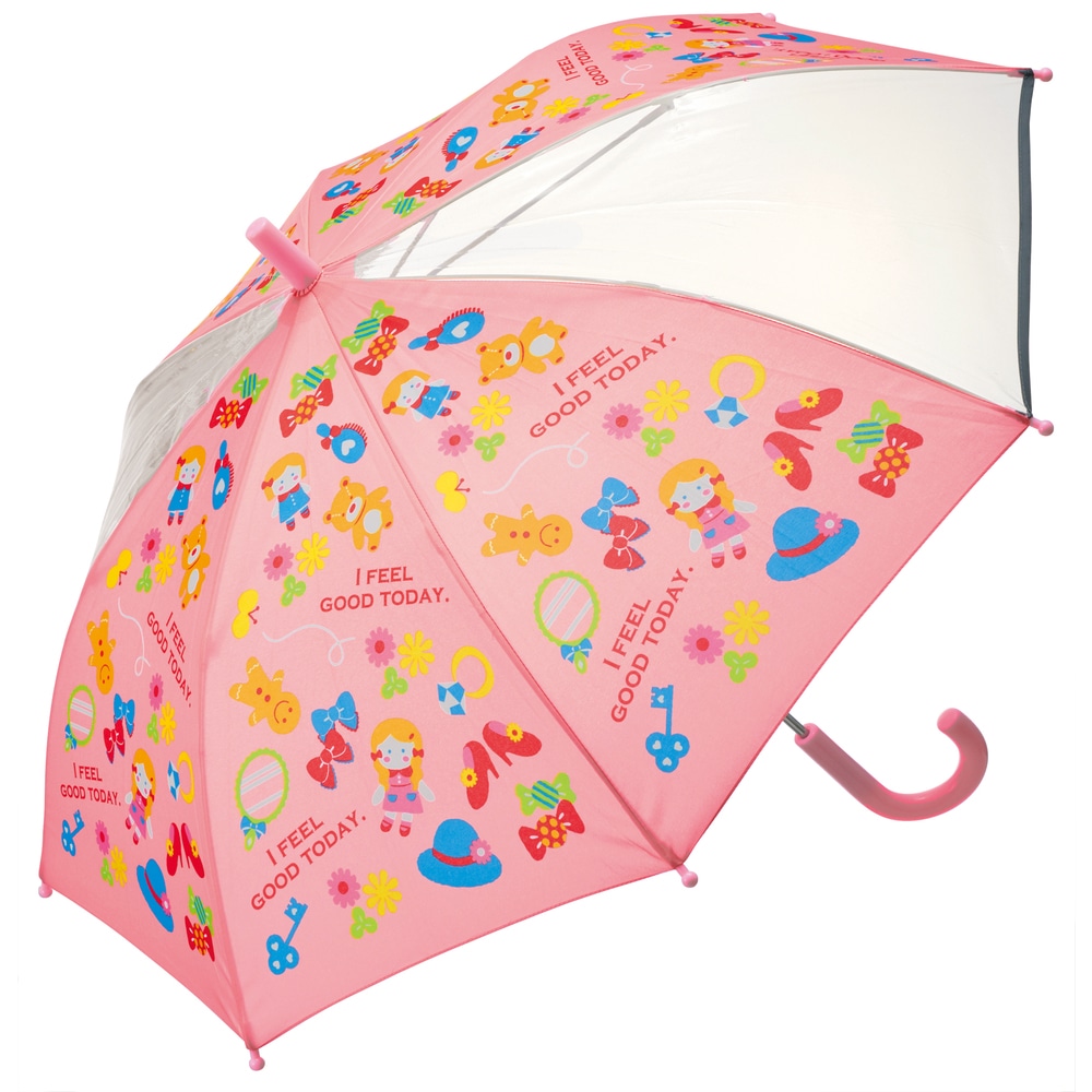 傘 子供 おしゃれ 通販 子ども サイズ 50cm 手開き キッズ 園児 丈夫 透明窓 8本骨 小学生 軽量 軽い 女の子 かわいい 男の子 長傘 低学年 1コマ透明 キッズ傘 子ども傘 雨傘 50センチ 雨の日 子供用かさ 梅雨 ユニコーン 私のお気に入り Backyard Family Jre
