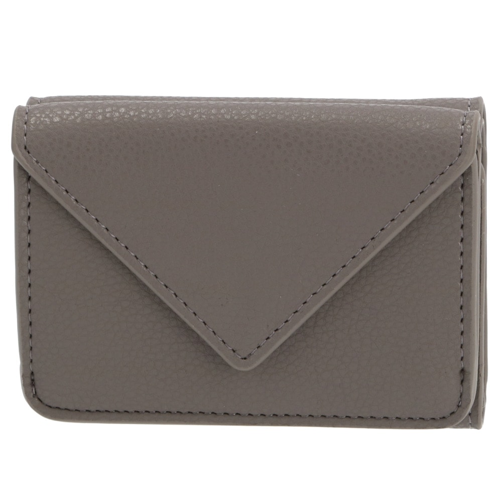 財布 レディース コンパクト 通販 三つ折り財布 ブランド Malta ミニ財布 革 牛革 小銭入れ おしゃれ シンプル 大人 かわいい 女子高生 無地 ゴールド シルバー モノトーン ギフト プレゼント Grey Backyard Family Jre Pointが 貯まる 使える Jre Mall