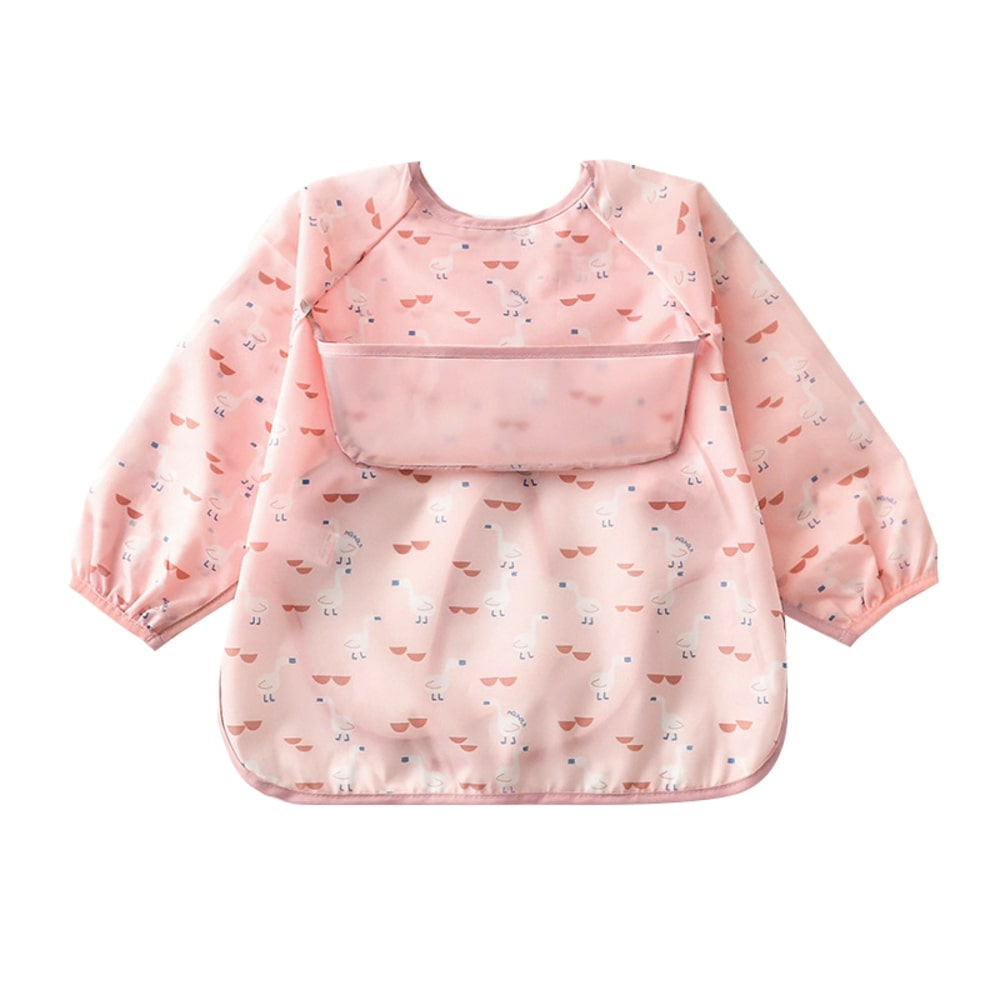 お食事エプロン 長袖 通販 ベビー用エプロン 長そで ロング 女の子 男の子 保育園 入園準備 ベビー スタイ ベビー用品 防水 ベビーエプロン スモック かわいい おしゃれ 園児 赤ちゃん 出産祝い Lサイズ グース Backyard Family Jre Pointが 貯まる 使える Jre Mall