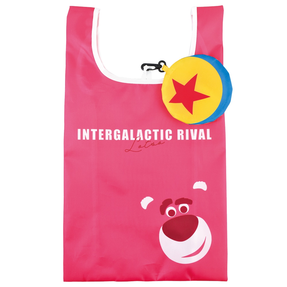 エコバッグ ディズニー 折りたたみ 通販 コンパクト 折り畳み キャラクター 可愛い かわいい コンビニサイズ 買い物バッグ レジ袋 小 小さめ ピクサー エコバック 手提げ 鞄 エイリアン ロッソ サリー マイク グッズ Wdf1400 ピンク Backyard Family Jre Mall