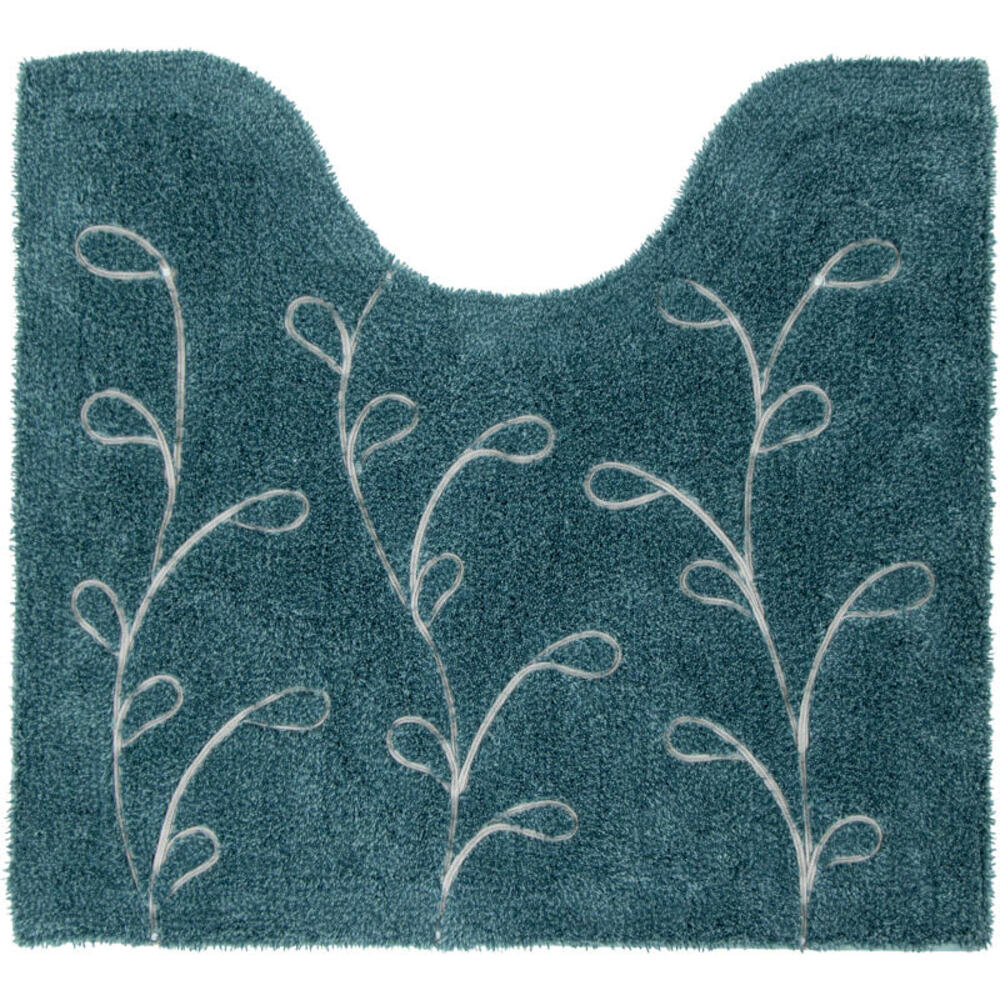 トイレマット おしゃれ 通販 花柄 洗える 滑りにくい 洗濯可 引越祝い 新生活 一人暮らし プレゼント ギフト かわいい カジュアル ピンク ブルー グリーン ブラック 黒 55cm 60cm ボンテールターコイズ Backyard Family Jre Pointが 貯まる 使える Jre Mall