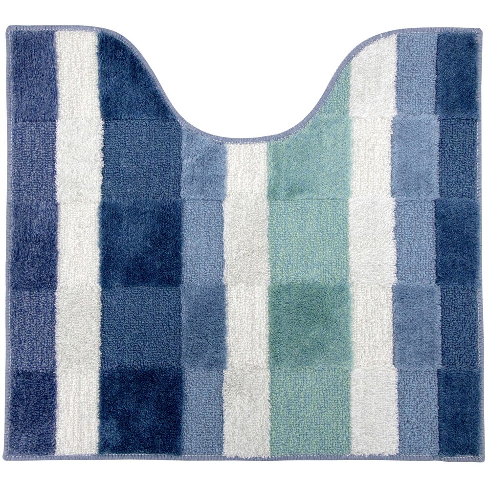 トイレマット おしゃれ 通販 花柄 洗える 滑りにくい 洗濯可 引越祝い 新生活 一人暮らし プレゼント ギフト かわいい カジュアル ピンク ブルー グリーン ブラック 黒 55cm 60cm モザイクブルー Backyard Family Jre Pointが 貯まる 使える Jre Mall