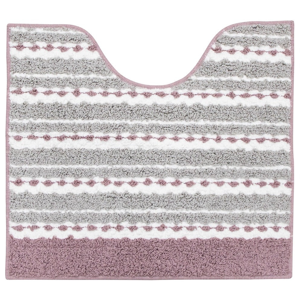 トイレマット おしゃれ 通販 花柄 洗える 滑りにくい 洗濯可 引越祝い 新生活 一人暮らし プレゼント ギフト かわいい カジュアル ピンク ブルー グリーン ブラック 黒 55cm 60cm トリコピンク Backyard Family Jre Pointが 貯まる 使える Jre Mall