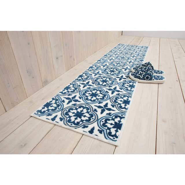 キッチンマット 240 通販 おしゃれ 洗える 約45 240cm 台所マット マット 滑り止め かわいい 夏 冬 オールシーズン インテリアマット 洗濯可 長方形 インテリア キッチン用品 キッチン雑貨 洗濯機 台所用品 ブランド ヨコズナ 240cm グロリア Backyard Family Jre