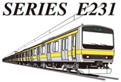 【鐵道商店】　鐵T（子供用 半袖）A-11「JR東日本 E231系 総武線」