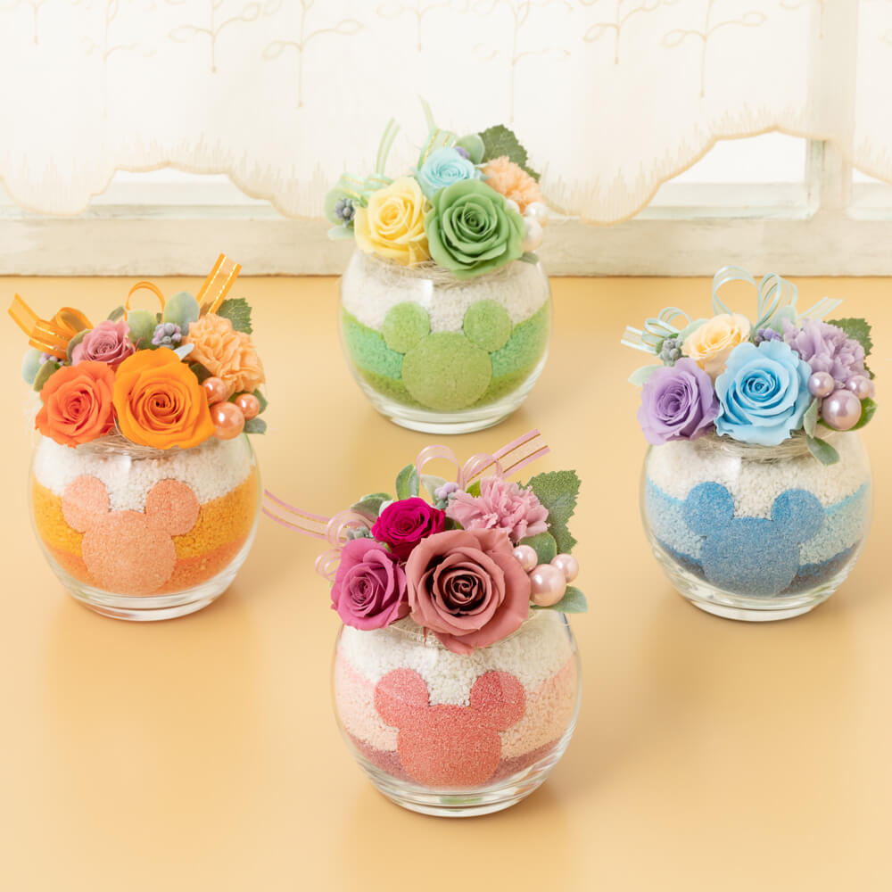 ディズニー プリザーブドフラワー スイート マジック ピーチ イイハナ ドットコム Jre Mall