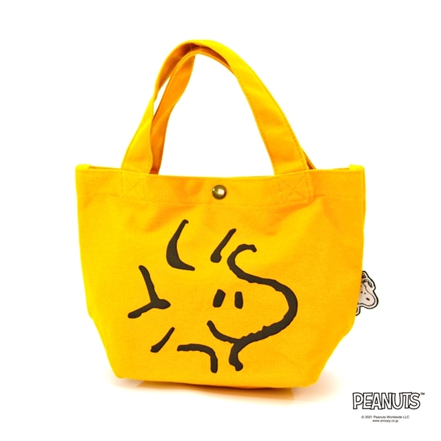 ミニトート スヌーピー レディース かわいい キャラクター お弁当 帆布 綿 トート シフレ ハピタス Snp6015 Pn72 ウッドストックフェイス シフレ Jremall店 Jre Pointが 貯まる 使える Jre Mall