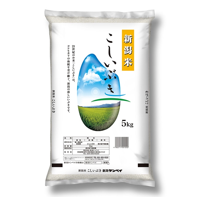 【送料無料】新潟県産こしいぶき　5kg×2袋　米　コメ　こめ
