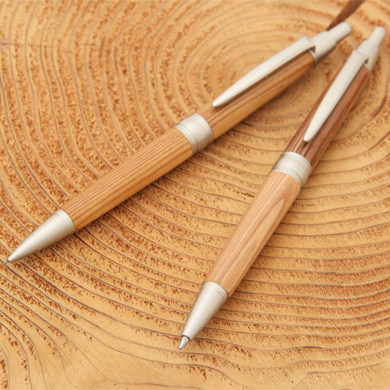宍粟杉ボールペンとシャープペンのセット ボールペン1本 シャープペン1本 産直お取り寄せのニッポンセレクト Jre Pointが 貯まる 使える Jre Mall