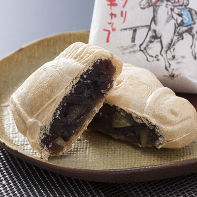 送料無料 栗最中 オグリキャップ 御菓子司 小梅 岐阜県 岐阜 笠松競馬場 が生んだ名馬にちなんだ 地元応援菓 北海道産大粒小豆の餡と栗がぎっしり 産直お取り寄せのニッポンセレクト Jre Mall