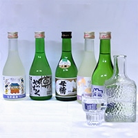 【送料無料】日本酒　母情飲み比べ5本入りセット〔1500ml〕［生貯蔵酒・本醸造酒］