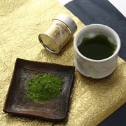 京都一番茶葉100％使用 お抹茶まっちゃ　濃茶「侍」　｜　有限会社セカンドグリッド・広島県