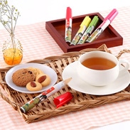 【送料無料】ペン型の携帯粉末容器入りのお茶　好きだっ茶ペン型の携帯粉末容器入りのお茶　好きだっ茶〔静岡一番茶、紅茶、ルイボス茶、ジャスミン茶〕