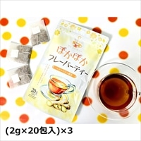 生姜紅茶 ぽかぽかフレーバーティー 20包入3袋 〔(2g×20)×3〕 ティーバッグ紅茶