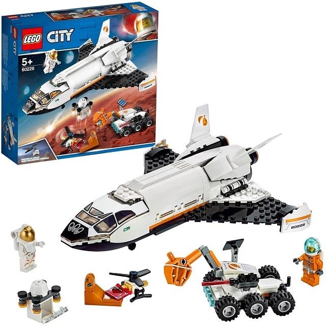 ポイント5倍 レゴ LEGO シティ 超高速! 火星探査シャトル 60226 レゴブロック レゴシティおもちゃ スペースシャトル 飛行機 宇宙