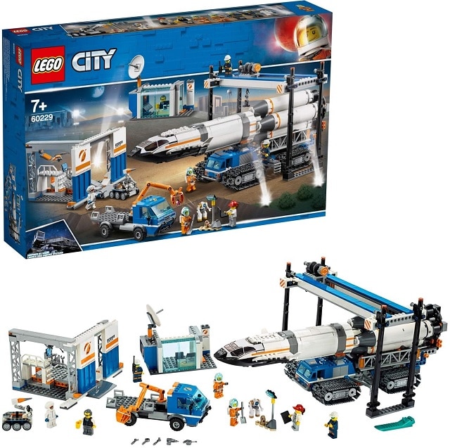 ポイント5倍 レゴ LEGO シティ 巨大ロケットの組み立て工場 60229 レゴブロック レゴシティ ロケット 飛行機 おもちゃ 宇宙