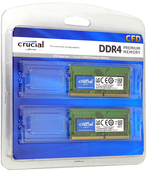 送料無料】【ゆうパケット発送】crucial W4N2400CM-8G SODIMM DDR4 PC4