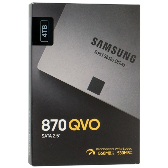 【新品未開封】Samsung 870 QVO 4TB MZ-77Q4T0B
