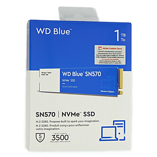 送料無料】Western Digital製 SSD WD Blue SN570 NVMe WDS100T3B0C 1TB ...