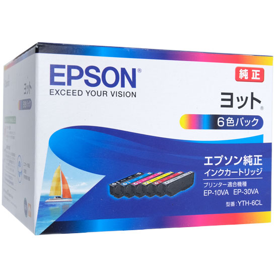 送料無料】EPSON インクカートリッジ YTH-6CL 6色セット: オンライン ...