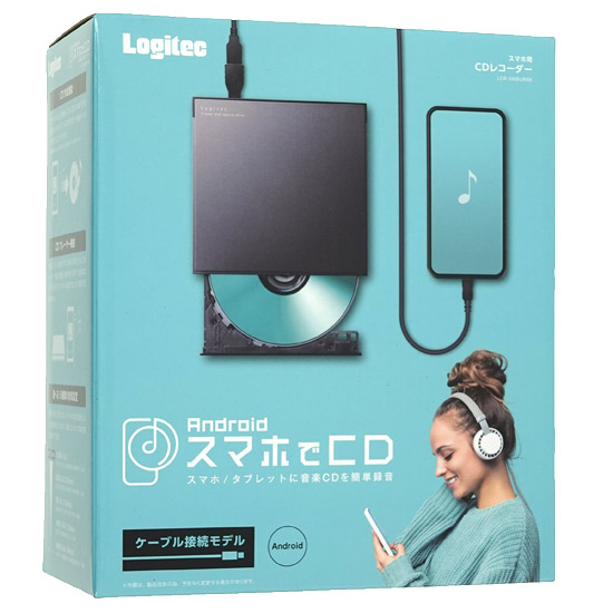 送料無料】Logitec スマホ用CDドライブ LDR-SM8URBK ブラック ...
