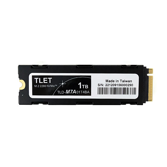 （新品）ヒートシンク付き内蔵SSD 1TB　TLD-M7A01T4BA