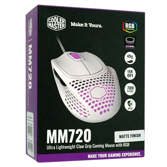 送料無料】Cooler Master MasterMouse MM720 MM-720-WWOL1 White Matte ...