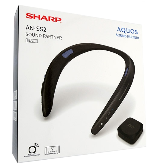 5電源方式SHARP ウェアラブル ネックスピーカー AQUOSサウンド