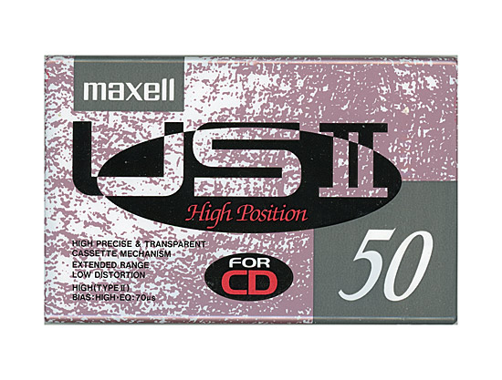 maxell カセットテープ ハイポジション UD II 50 50分: オンライン ...