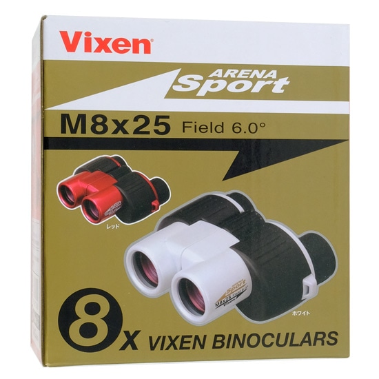 Vixen アリーナスポーツ 双眼鏡M8X25 ホワイト