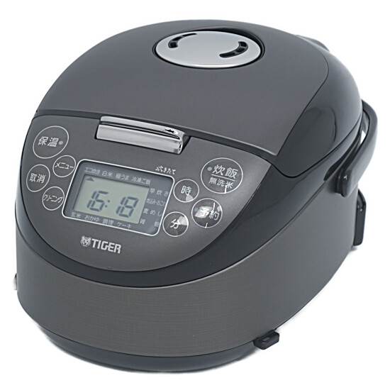 【送料無料】TIGER IHジャー炊飯器 炊きたて 3合炊き JPFG055KL スチールブラック オンラインショッピングエクセラー