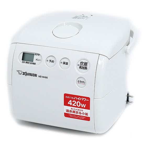 【送料無料】ZOJIRUSHI 小容量マイコン炊飯ジャー 極め炊き 3合炊き NSNH05WZ ソフトホワイト オンラインショッピング