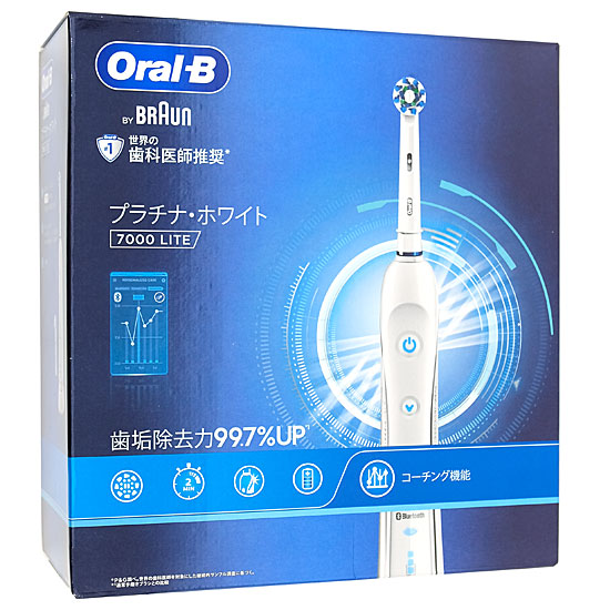 送料無料】Braun 電動歯ブラシ オーラルB プラチナ・ホワイト7000