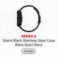 yzApple Watch Series 5 GPS+Cellularf 44mm MWWK2J/A@Xy[XubNXeXX`[P[X/ubNX|[coh