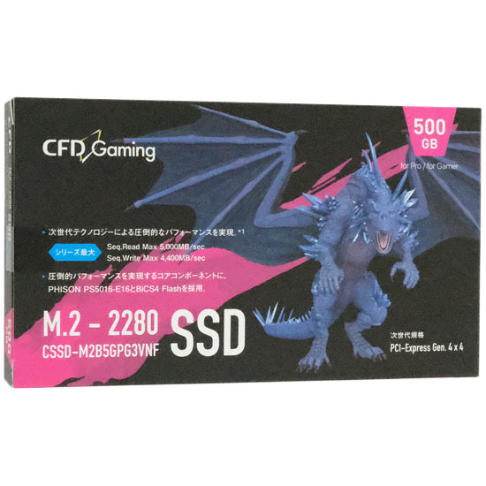 [bn:0]yzCFD SSD@PG3VNF CSSD-M2B5GPG3VNF@500GB PCI-Express