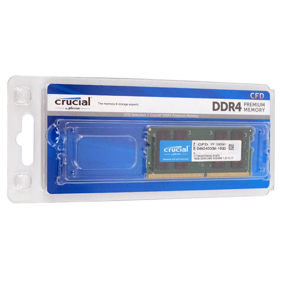 yzy䂤pPbgzcrucial@CFD Selection D4N2400CM-16GQ@SODIMM DDR4 PC4-19200 16GB