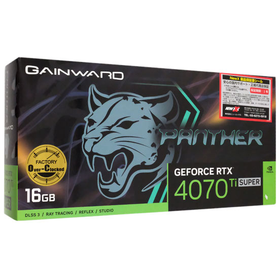 yzGAINWARD@GeForce RTX 4070 Ti SUPER Panther OC NED47TSS19T2-1043Z-G@PCIExp 16GB