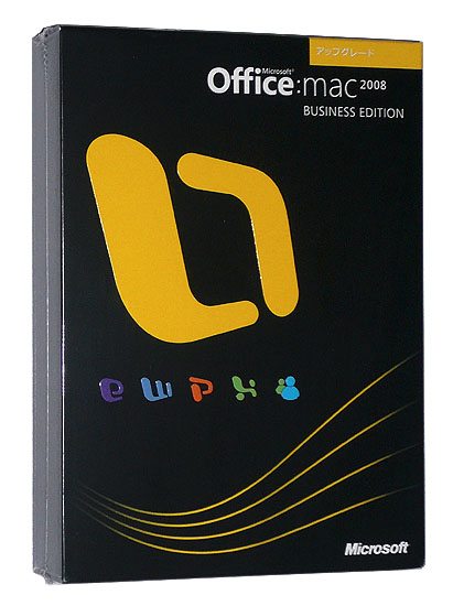 yzOffice 2008 for Mac Business Edition@AbvO[h