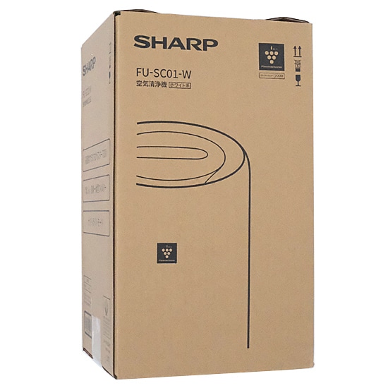 【送料無料】SHARP　空気清浄機 プラズマクラスター7000　FU-SC01-W　ホワイト