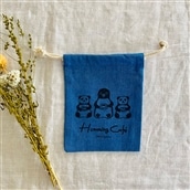 【先行販売】Suicaのペンギン カフェランチシャンブリック巾着SS（ブルー） ＜倉庫発送＞UN