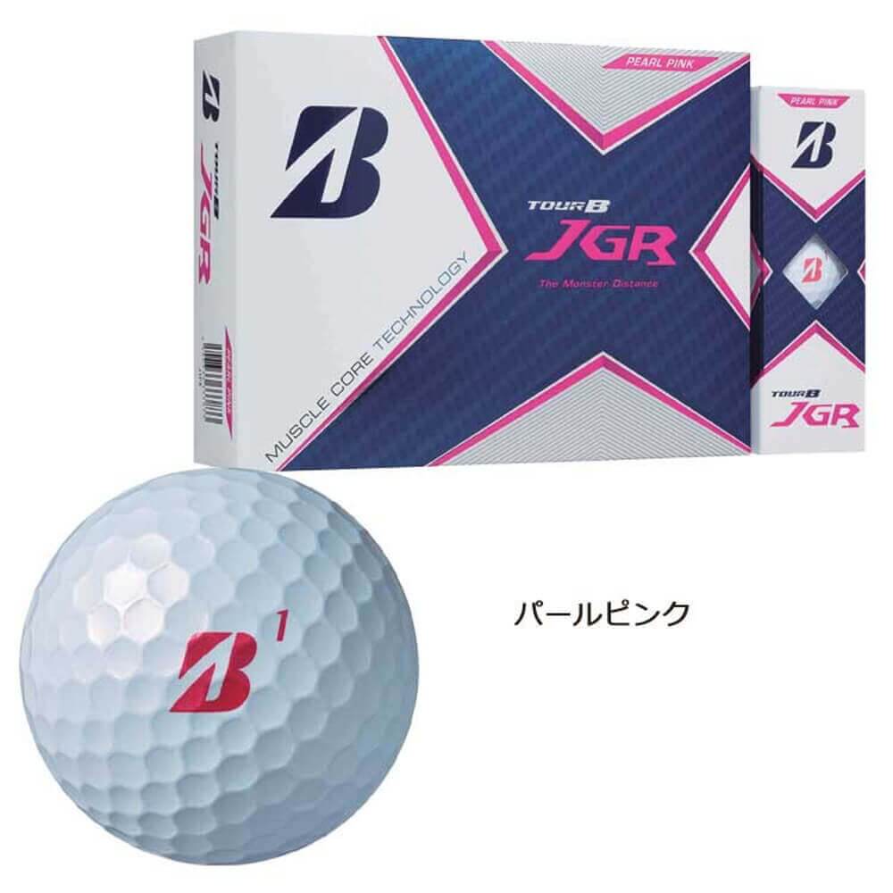 送料無料 飛距離モンスター 全ては飛距離の為に ブリヂストンスポーツ Tour B Jgr ゴルフボール 21jgr 1ダース 12個入 パール ピンク パールピンク うさマート Jre Mall