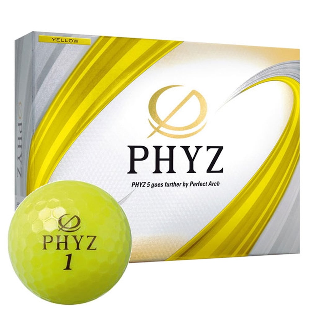 送料無料 ブリヂストンスポーツ Phyz 19 ボール 1ダース 12個入 イエロー イエロー うさマート Jre Pointが 貯まる 使える Jre Mall