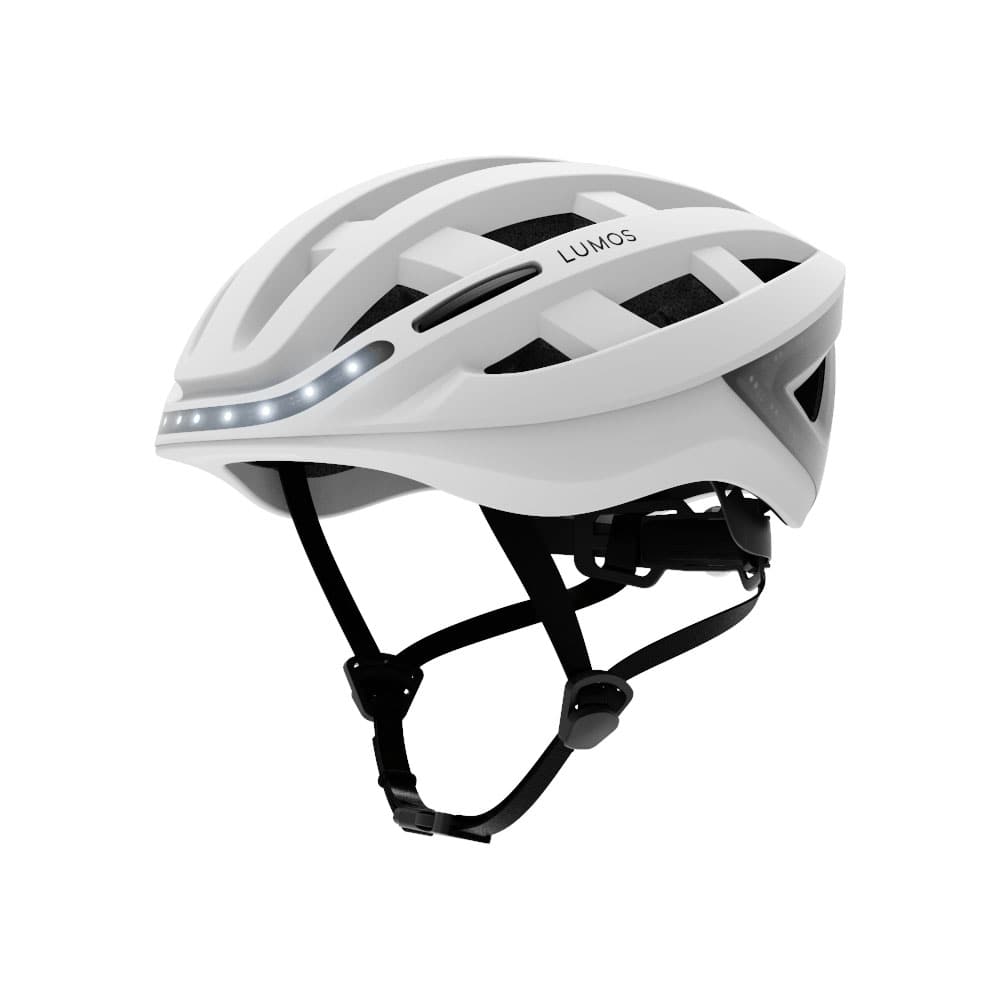 自転車用 ヘルメット ライト ヘッドライト ウインカー LED LUMOS Kickstart 自転車 ヘルメット アジアンフィット 60-64cm カラー：ホワイト(Pearl White)