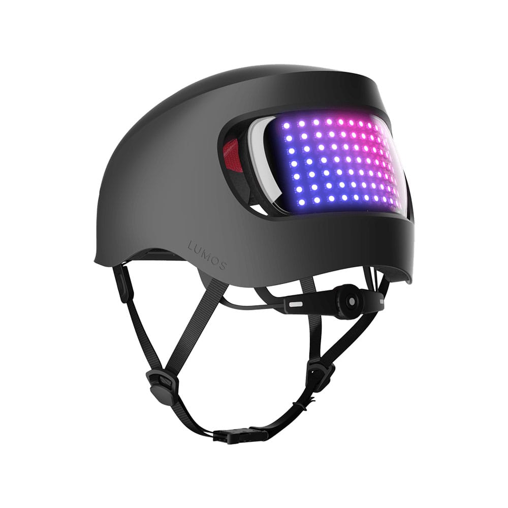 自転車用 ヘルメット スケボー ヘッドライト ウインカー LED LUMOS Matrix 自転車 スケボー ヘルメット 56-61cm カラー：ブラック (Charcoal Black)