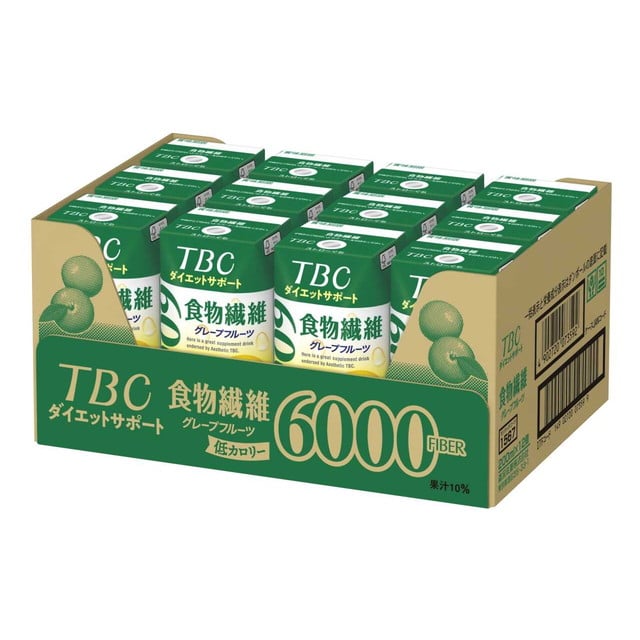 ◆森永TBCダイエットサポート食物繊維 200ML【6本セット】