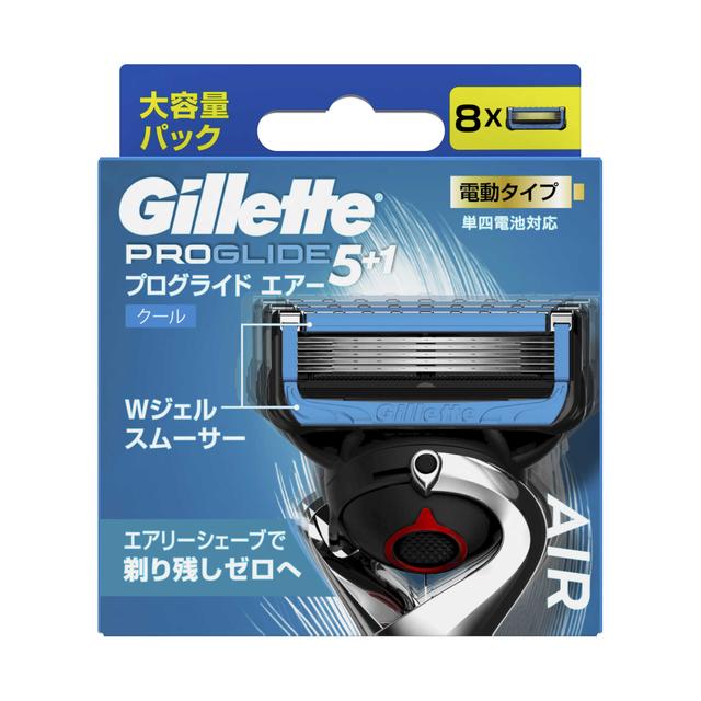 P&G ジレット プログライドエアー 5＋1 クール 電動 替刃 8個入り