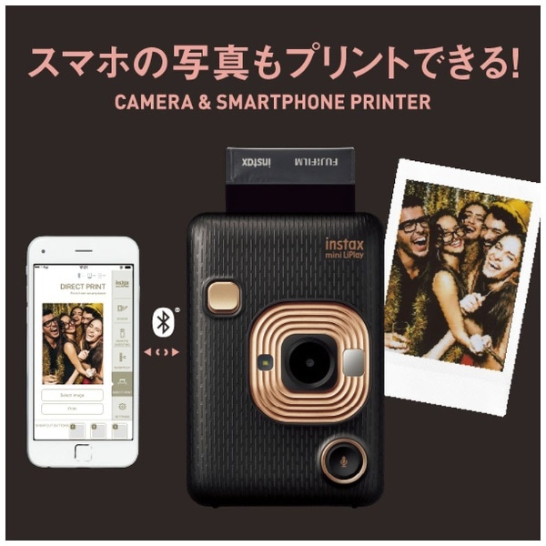 INSTAX　チェキカメラ　ゴールド